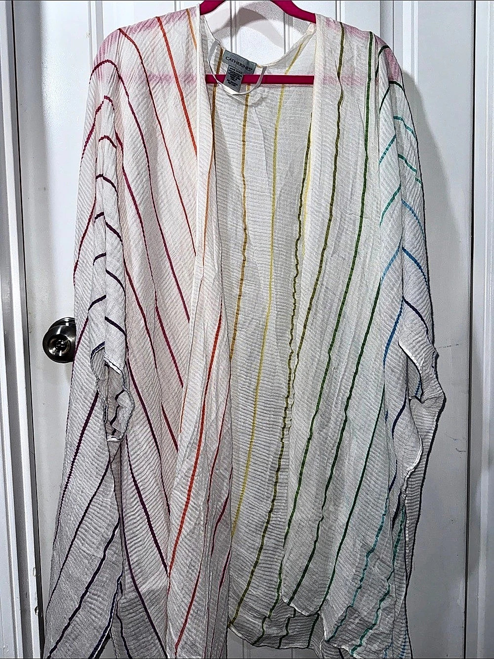 Catherines Multicolor Striped Tunic Like New